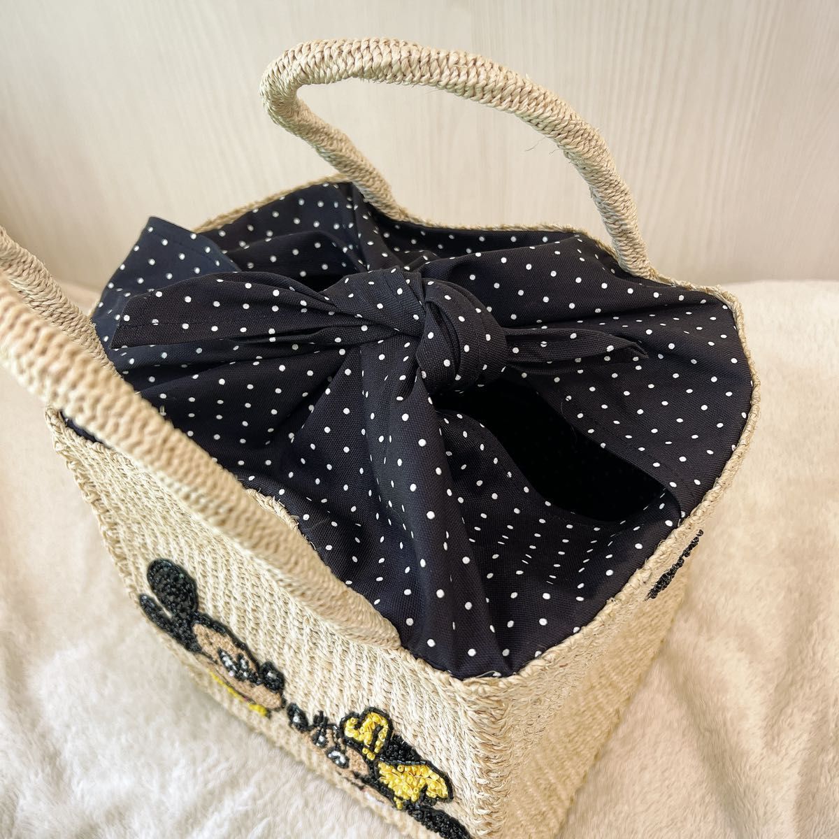 限定品】BEAMS BOY Disneyミッキーミニー45th別注かごバッグ