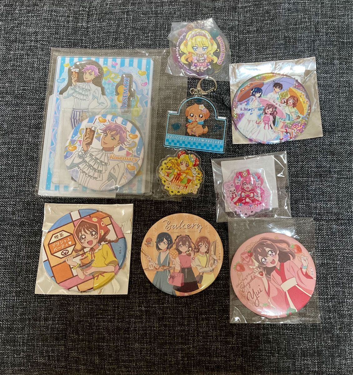 デリシャスパーティプリキュア アクリルアートボード4種 デリシャス