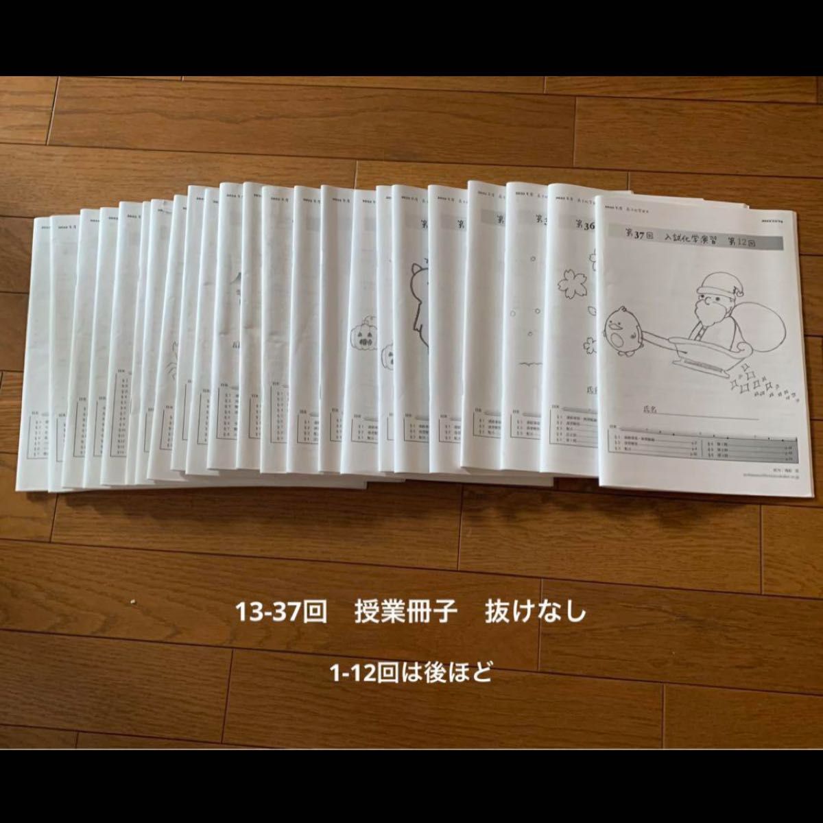 鉄緑会高3化学 13~25回授業プリント 無機化学・有機化学