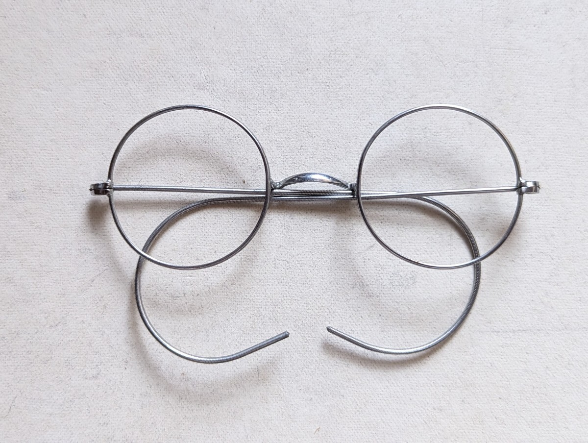 Yahoo!オークション - 8. ヴィンテージ 眼鏡 レトロ 丸眼鏡 丸メガネ
