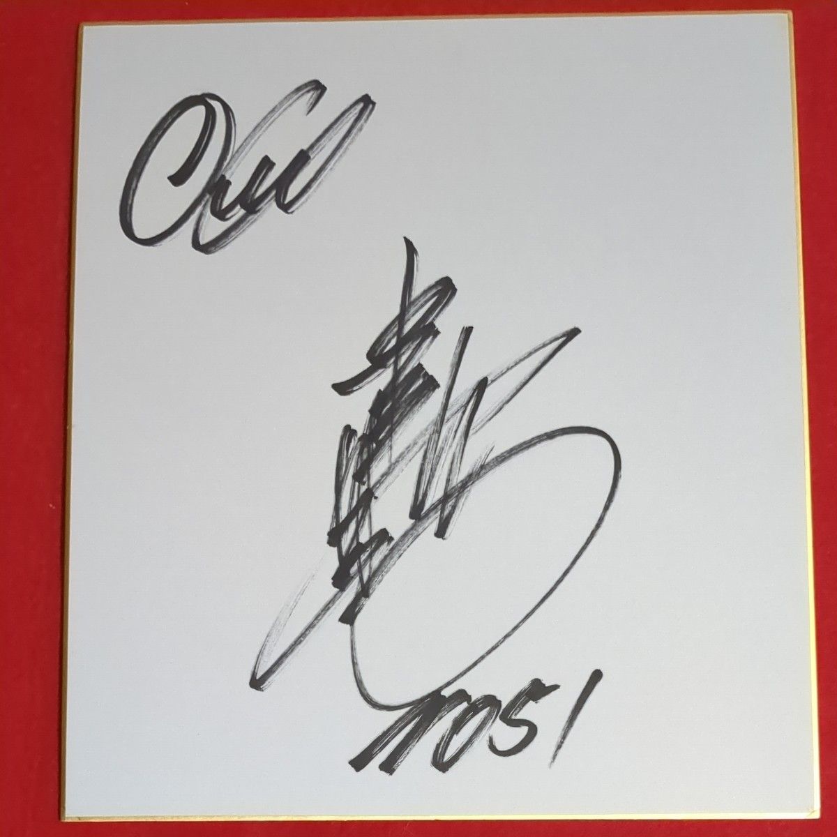 オリックスブルーウェーブ)イチロー選手(鈴木一朗時代)サイン色紙