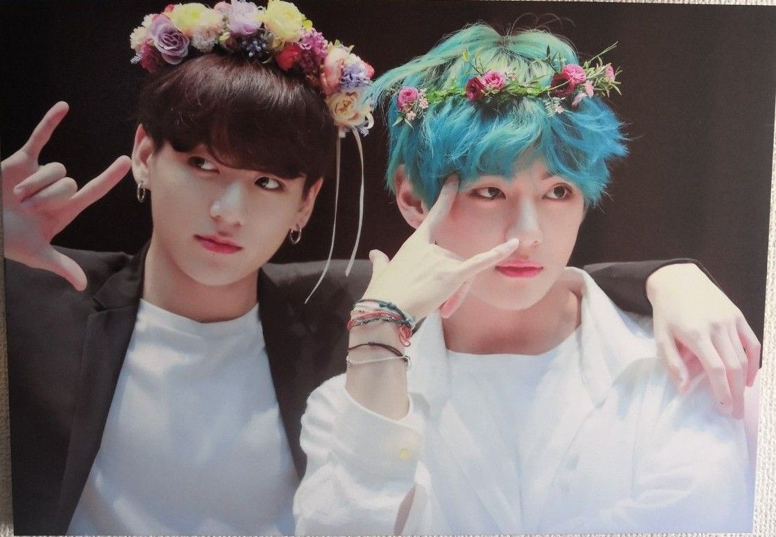 BTS テヒョン ジョングク グクテテ 額縁 フォトフレーム A3｜Yahoo