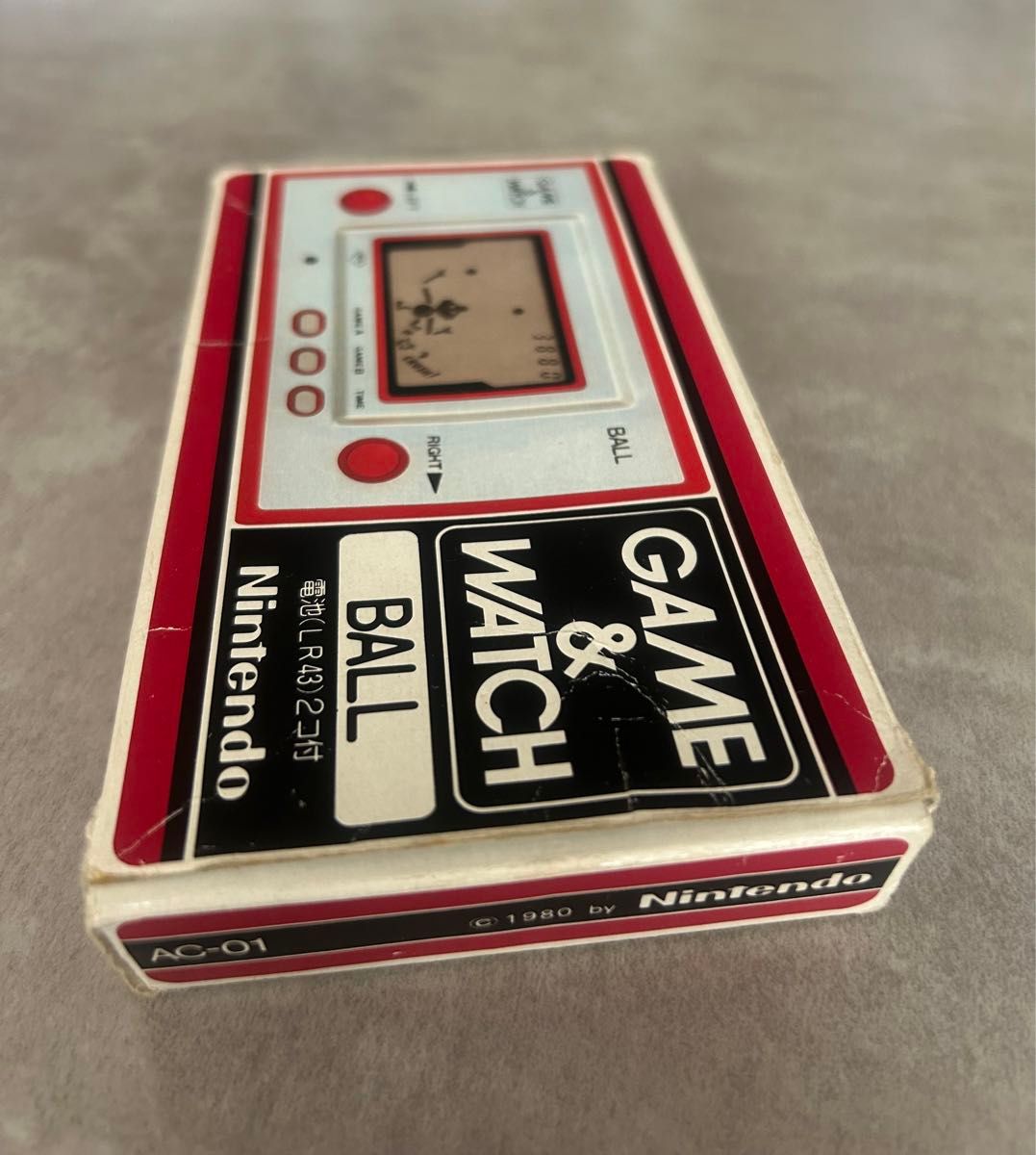 レア 任天堂 ゲームウォッチ ボール BALL 1980年 当時物 GAME WATCH