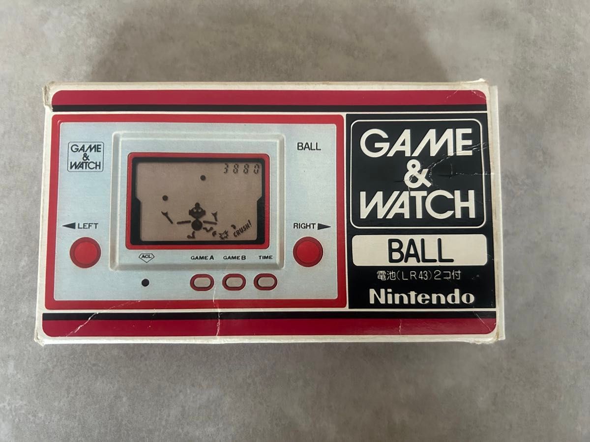 レア 任天堂 ゲームウォッチ ボール BALL 1980年 当時物 GAME WATCH