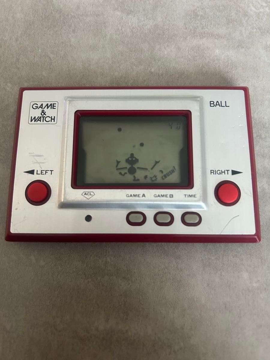 レア 任天堂 ゲームウォッチ ボール BALL 1980年 当時物 GAME WATCH