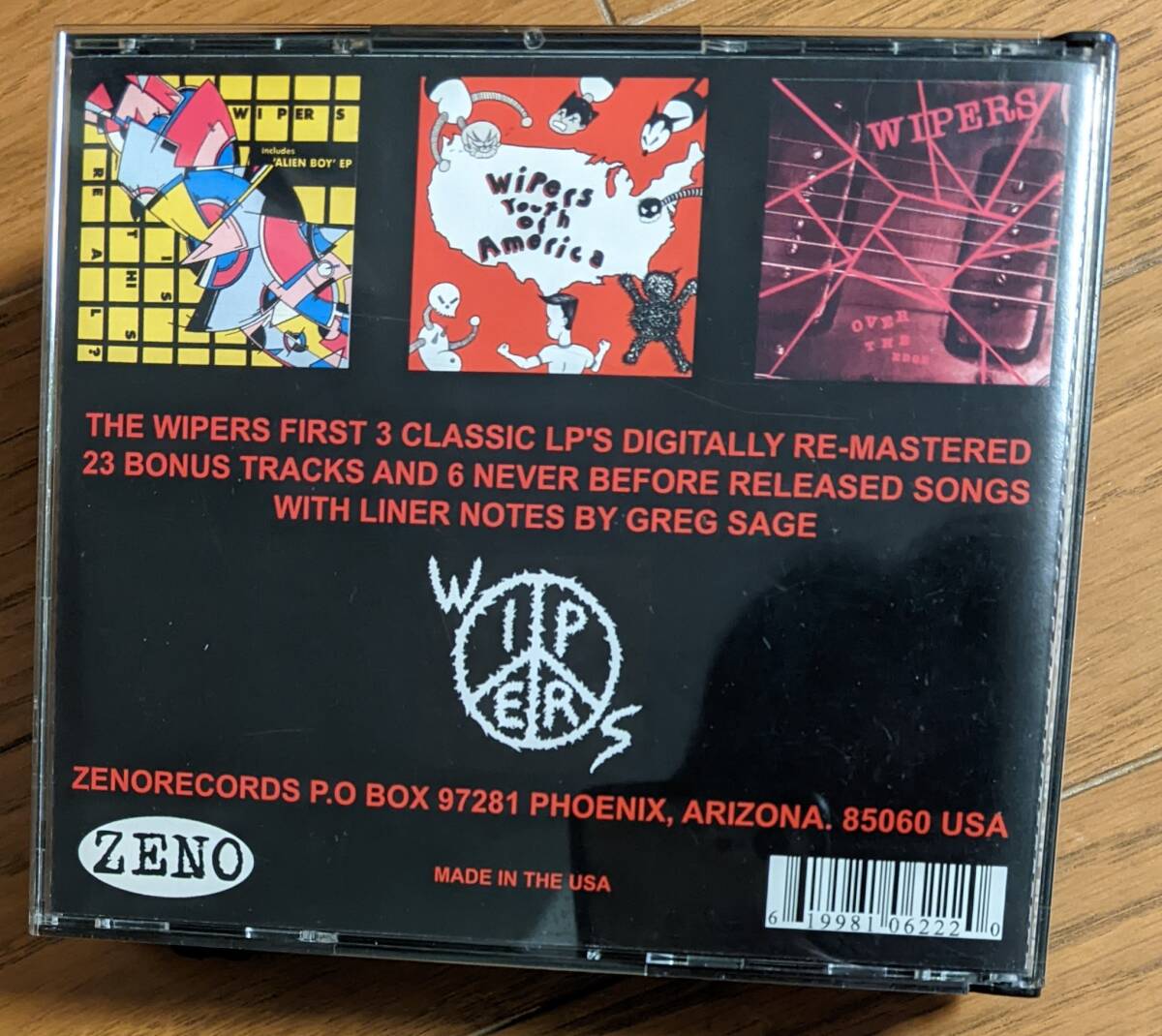 送料無料即決 Wipers / Box Set 輸入盤3CDボックス リマスターアルバム