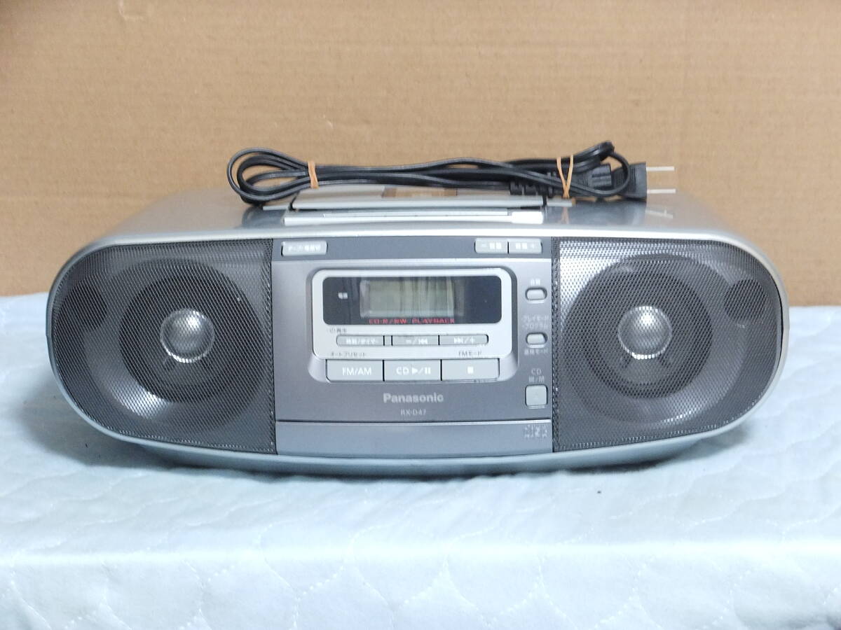 Yahoo!オークション - Panasonic CD ラジカセ Model RX-D47 動作確認済