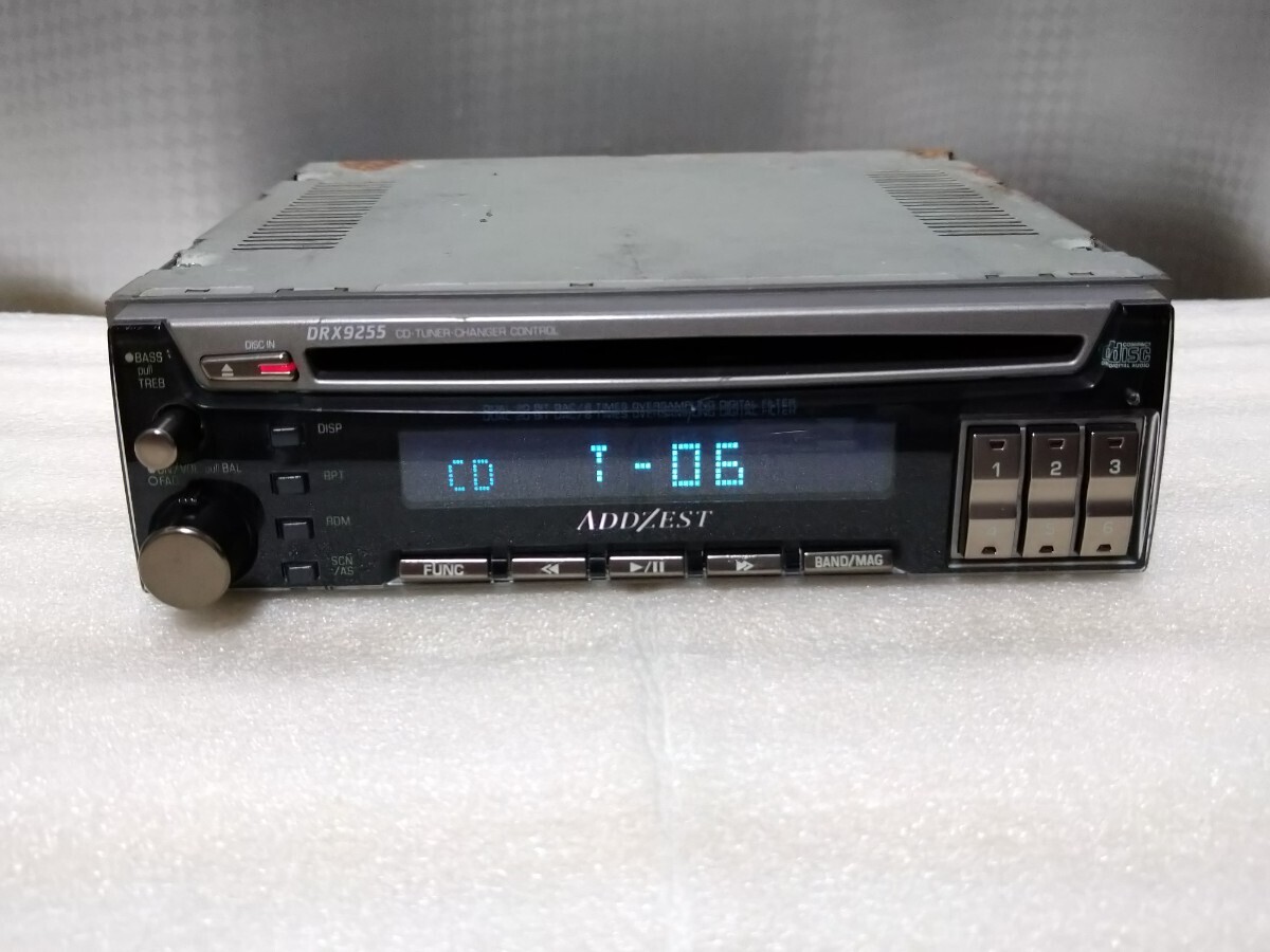 送料無料 アゼスト DRX9255 1DIN CDデッキ 当時物 アンプレス ADDZEST