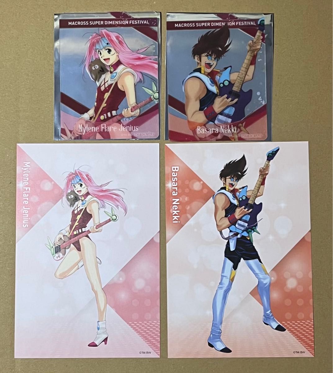 マクロス超時空フェスティバル アンコール バサラ&ミレーヌ10点セット