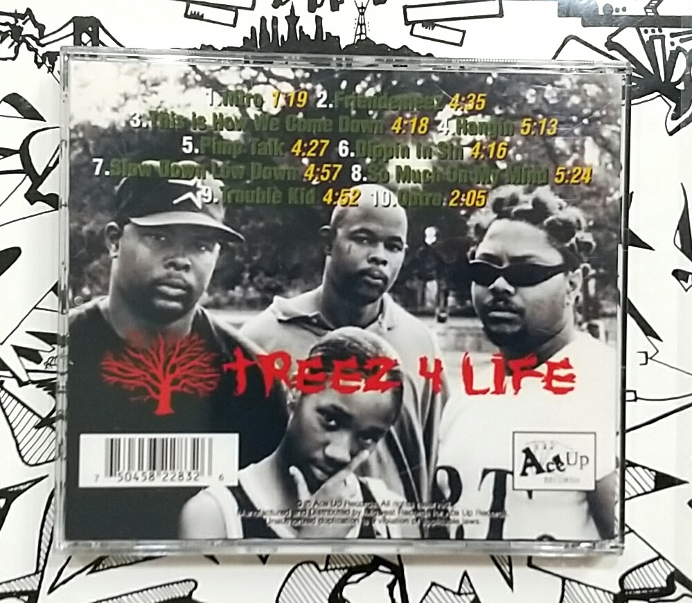 TREEZ 4 LIFE G-RAPg rap. Treez 4 life / Slow Down Low Down CD