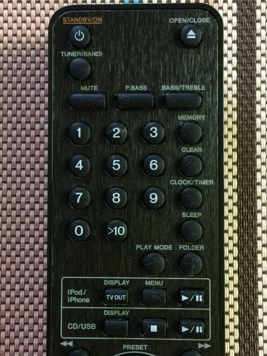 送料無料 Pioneer パイオニア 純正 オーディオ用リモコン AXD7608 中古