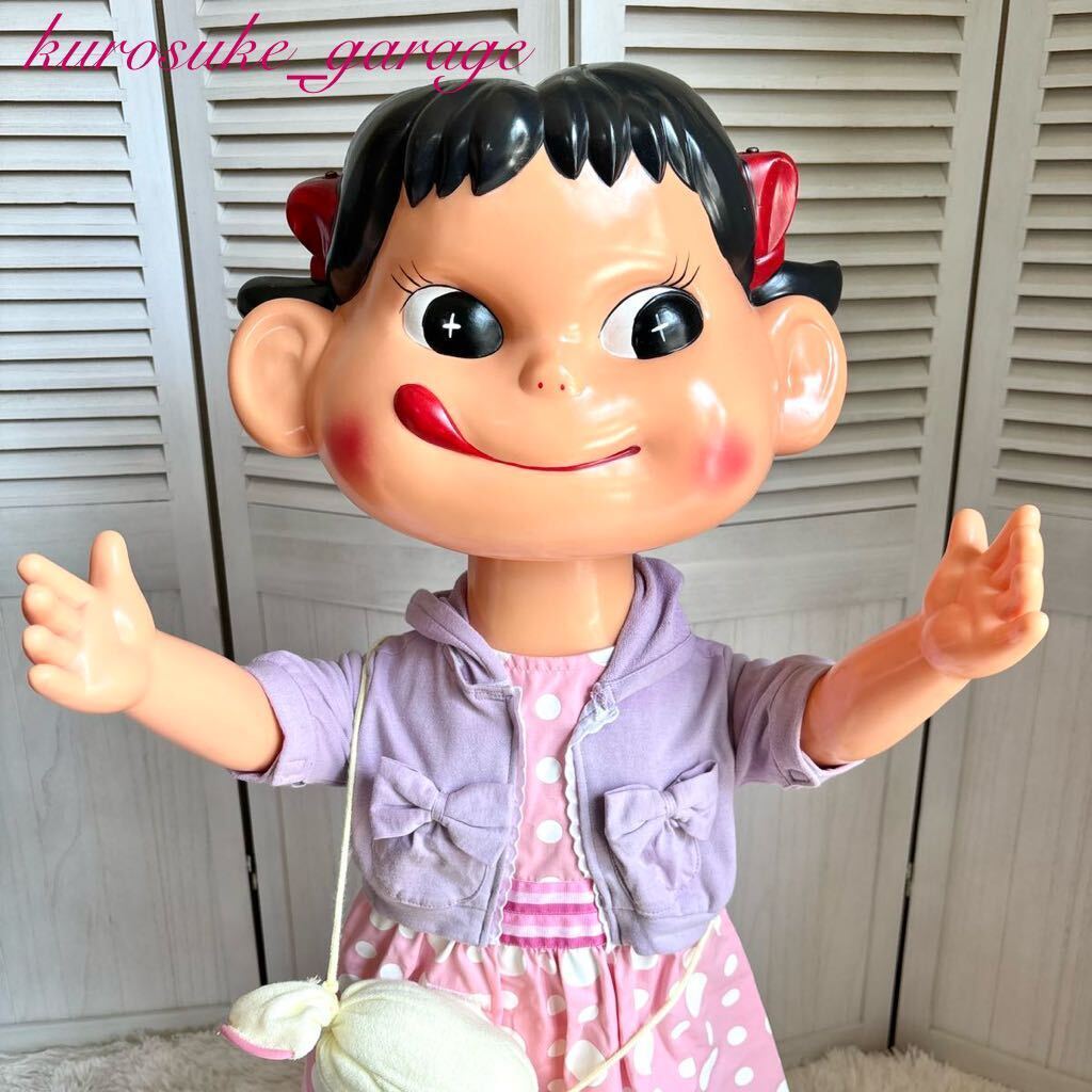 Yahoo!オークション - 不二家ペコちゃん ほっぺの赤いペコちゃん 店頭