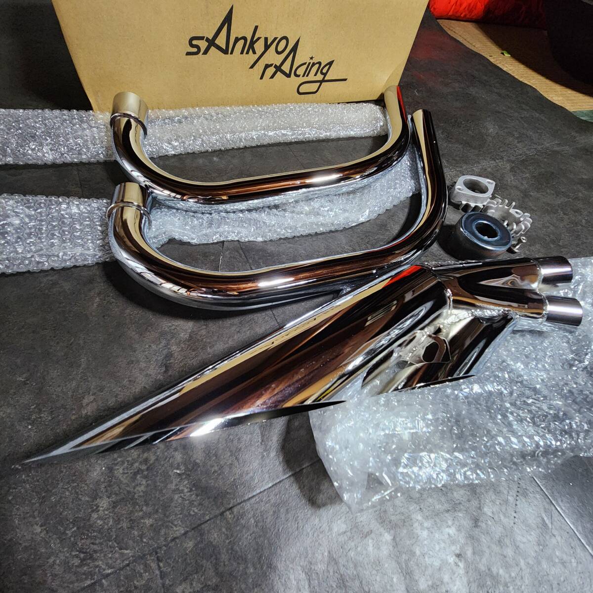 レア68サイクロンホーク用Tokioパワー管 CB250T CB400T バブ レア68