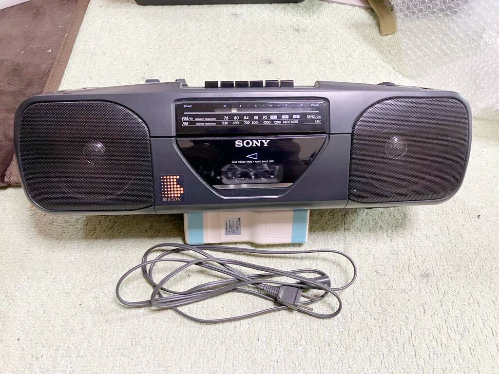 Yahoo!オークション - SONY ラジカセ CFS-E22 ソニー カセット部動作せ