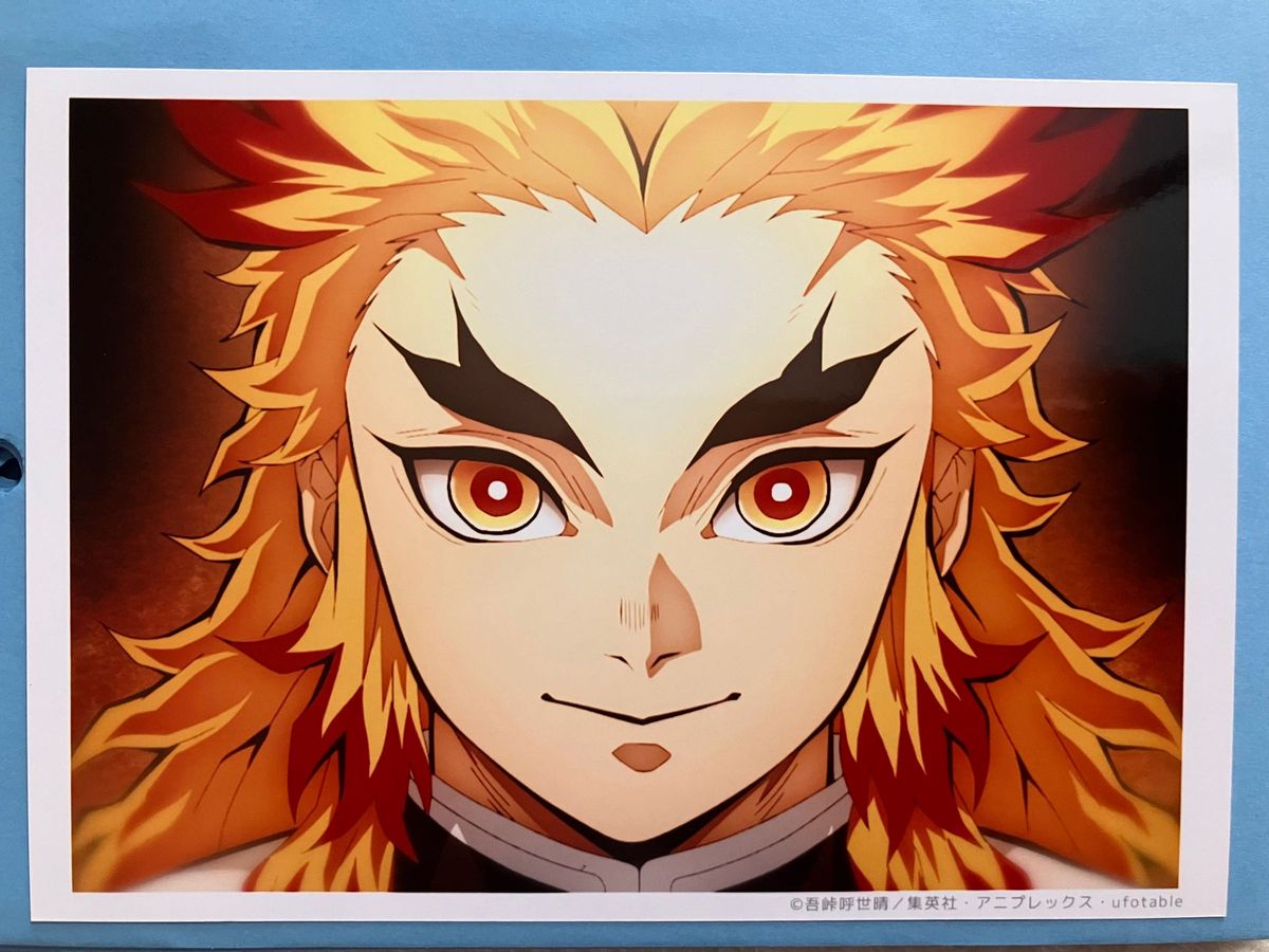 鬼滅の刃【第2話】場面写ブロマイドくじ柱稽古編 煉獄杏寿郎｜Yahoo