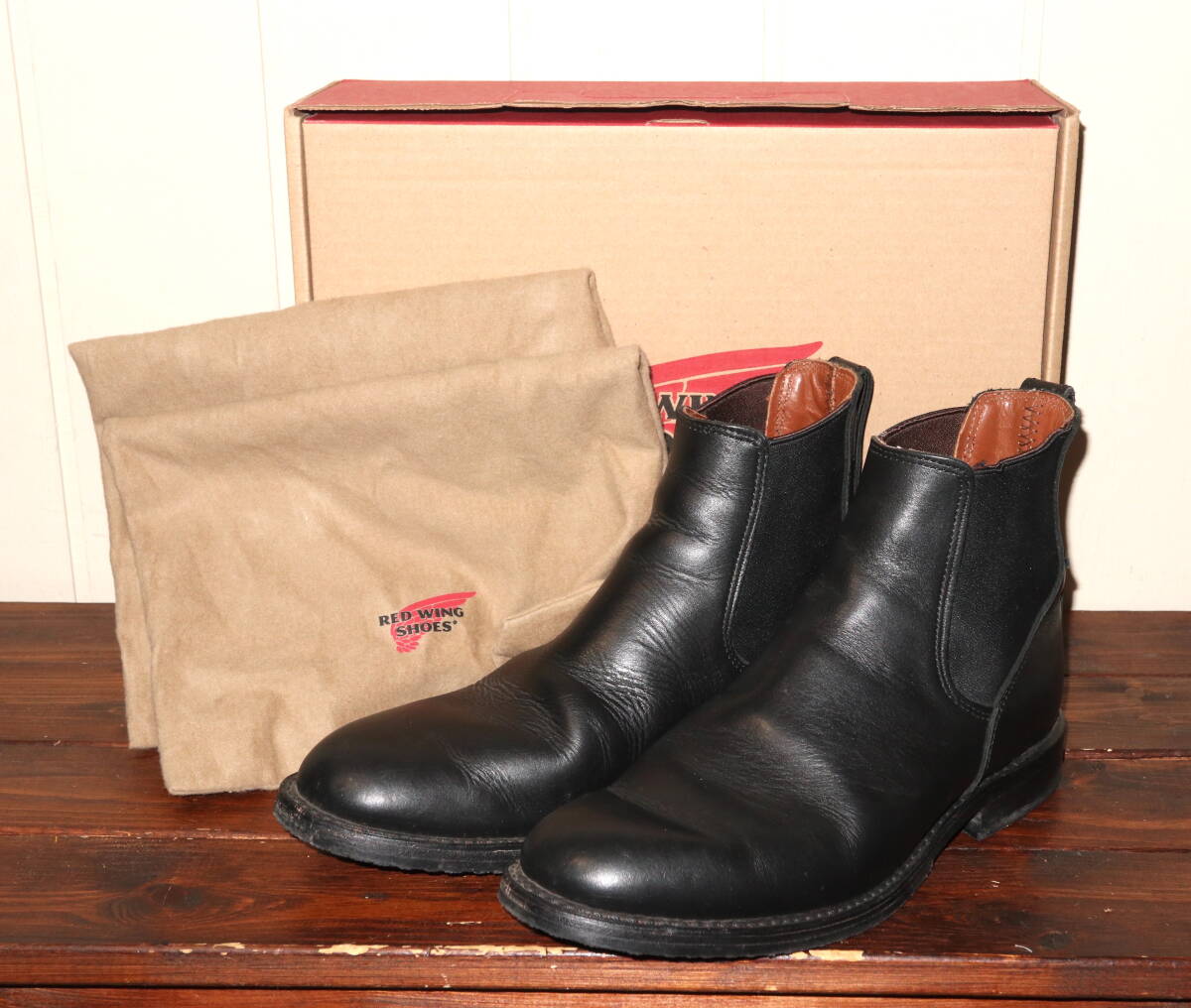 美品 RED WING レッドウィング 9079 グロコードソール サイドゴア