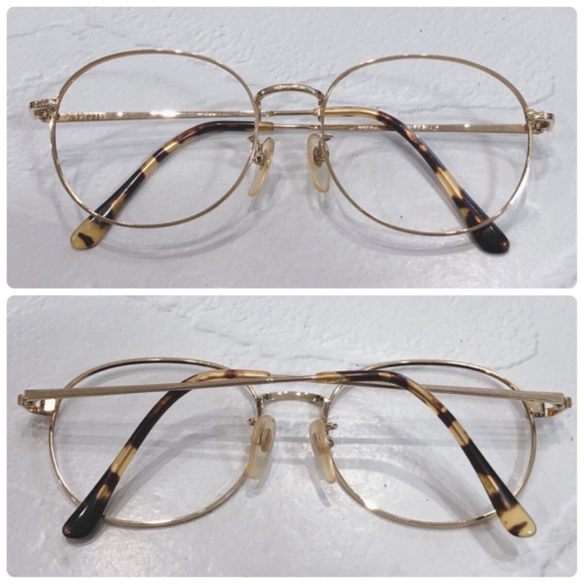 美品 MELROSE メルローズ メガネフレーム フレームのみ 眼鏡 メガネ