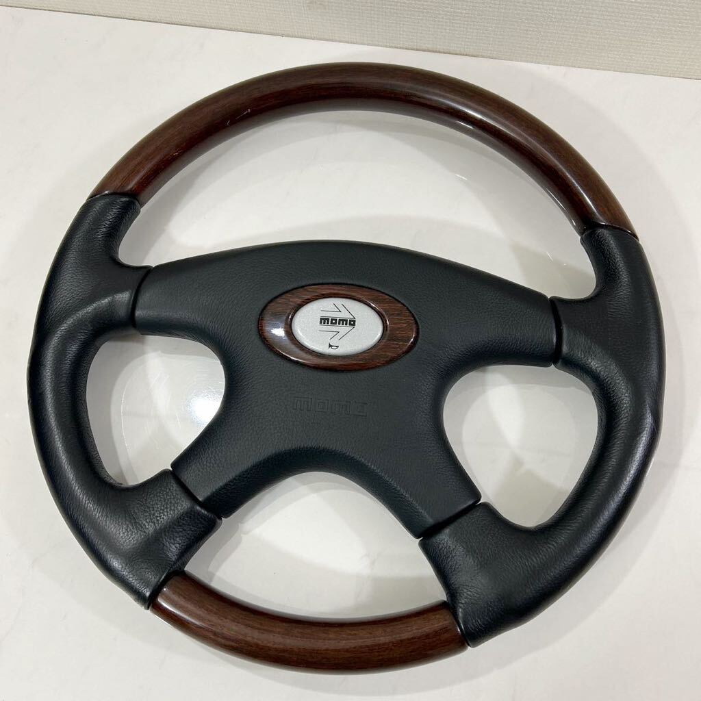 MOMOステアリング ウッド リーガル レザーウッドステアリング レザー