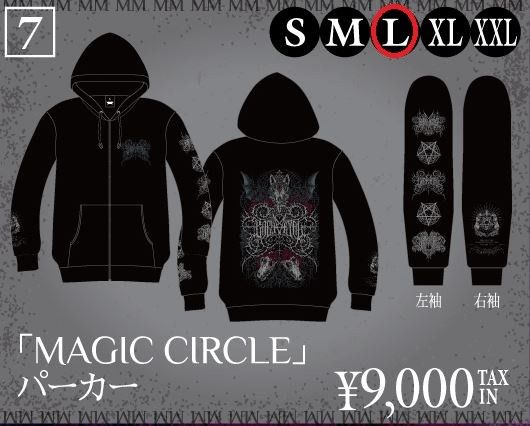 未使用 LEGEND-MM MAGIC CIRCLEパーカー Lサイズ(旧XL) BABYMETAL