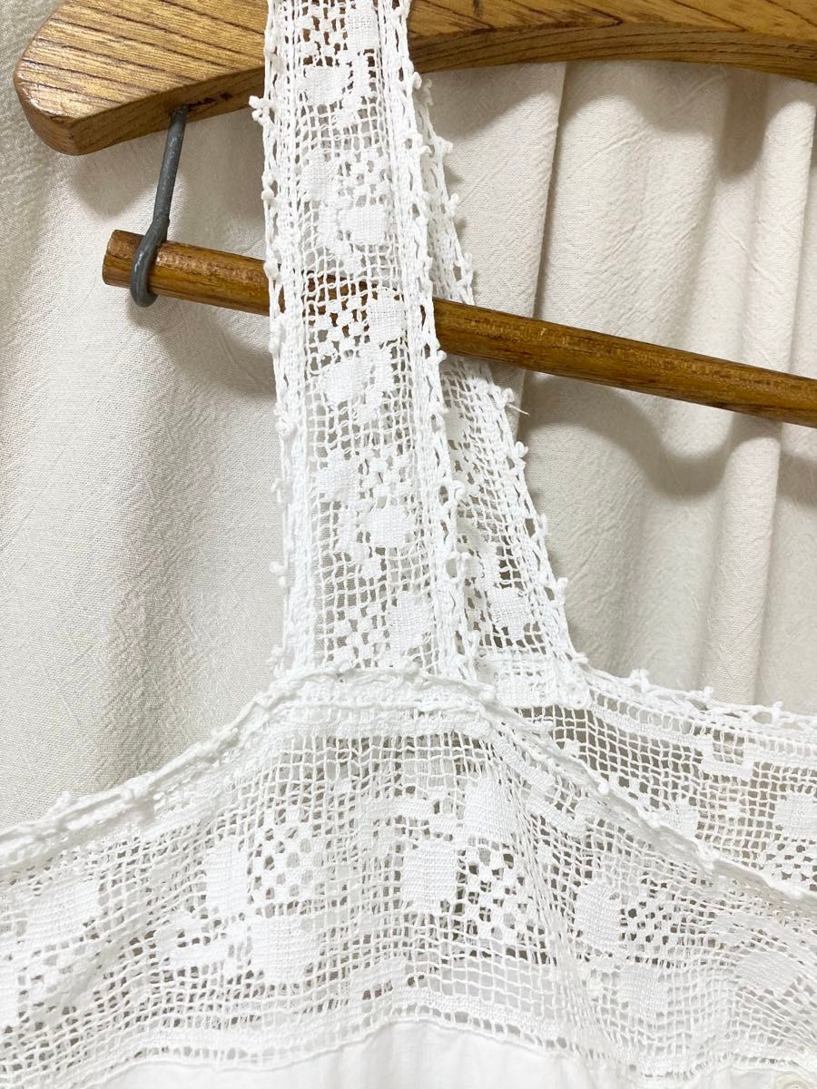 美品 フランス アンティーク 可愛い エドワーディアン キャミソール