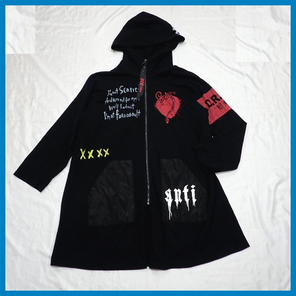 Yahoo!オークション - HYDE ANTI パーカー メンズL/ブラック/ロゴ/ラ