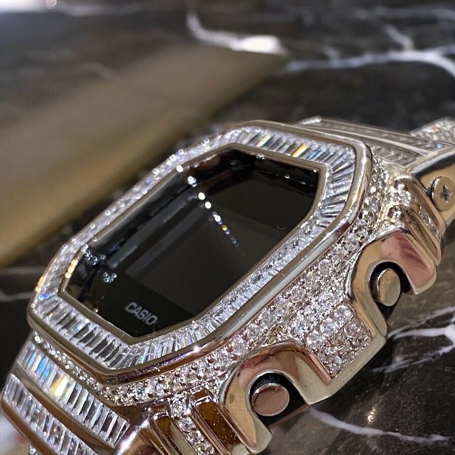 本体付き】G-SHOCK DW5600 カシオーク カスタム Gショック プラチナ