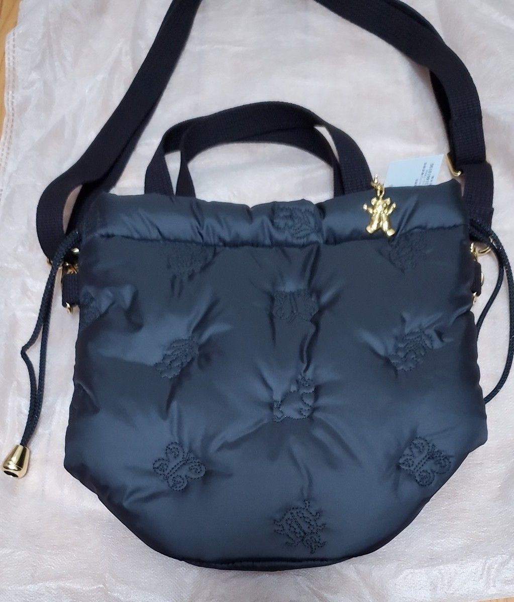 フェイラー ハイジ ブラック 巾着ショルダーバッグ HEEM-231461 新品