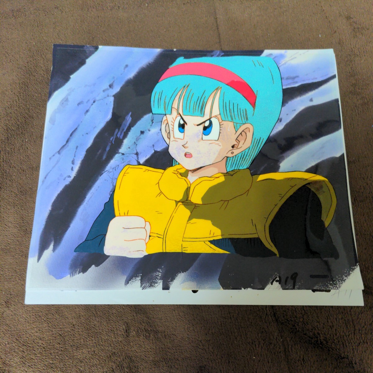 m*n様 ドラゴンボールセル画ブルマ牛魔王 m*n様 ドラゴンボールセル画