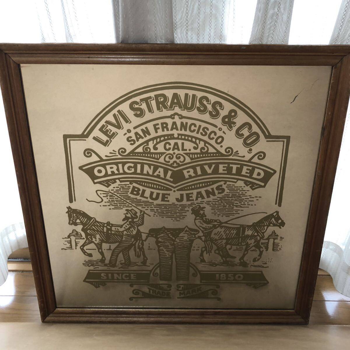ビンテージ Levi's リーバイス 501XX 大戦 ジーンズ デニム 什器 看板