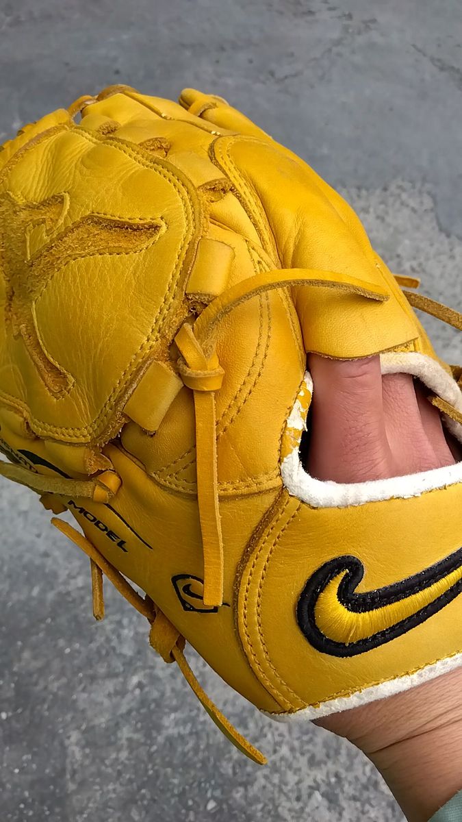 野球 グローブ 軟式 少年野球 NIKE ナイキ 投手用 左投げ 黄色｜Yahoo