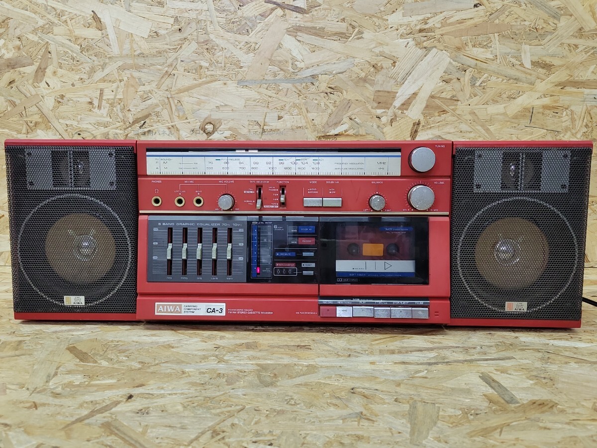 Yahoo!オークション - 当時物 AIWA CA-3 アイワ セパレートラジカセ 分