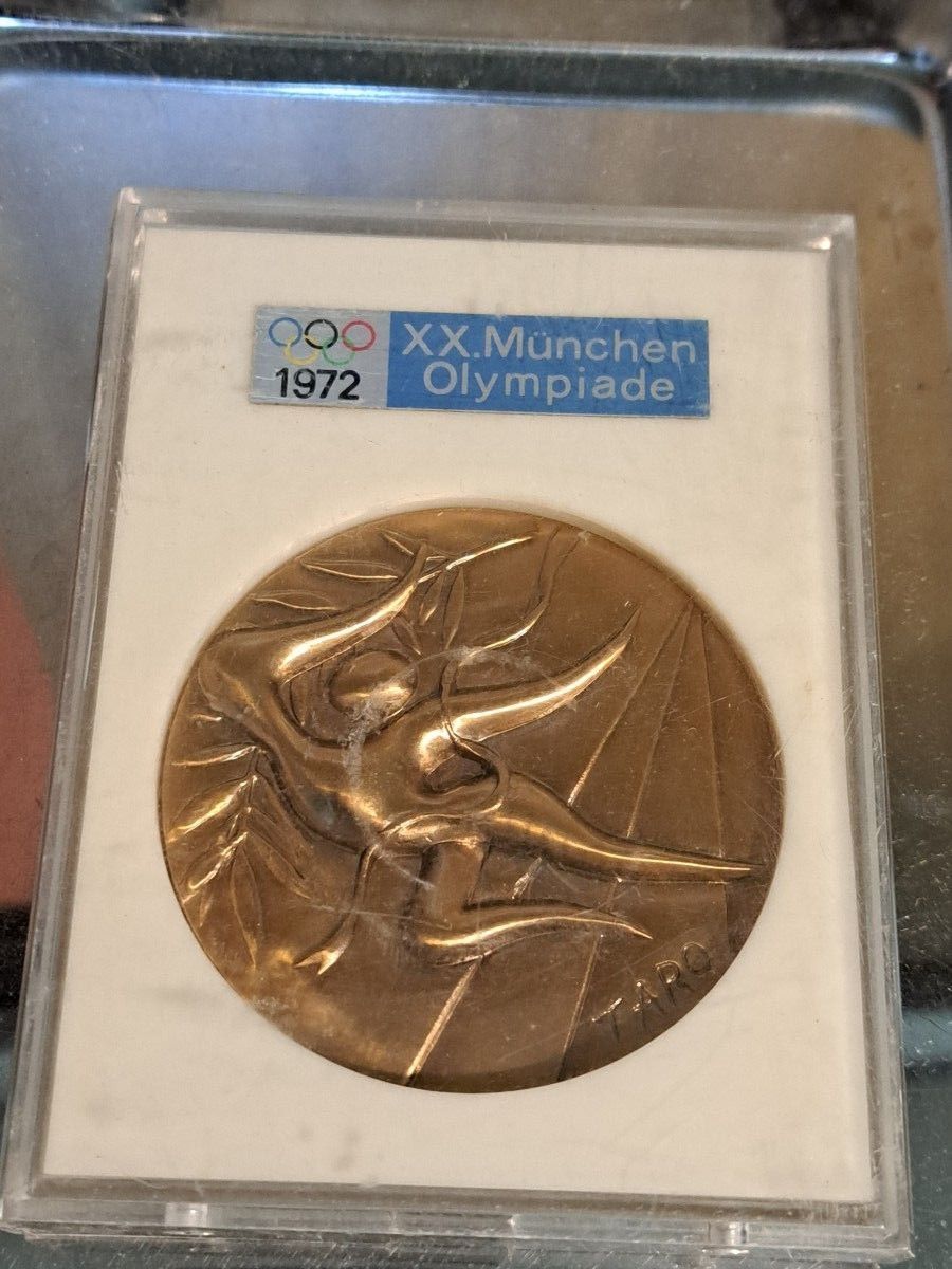 1972年ミュンヘンオリンピック メダル 岡本太郎 記念メダル ブロンズ製