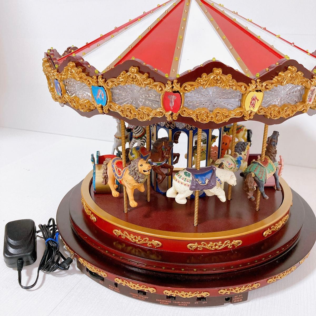 ミスタークリスマス Mr christmas 最大メリーゴーランド 電飾 希少