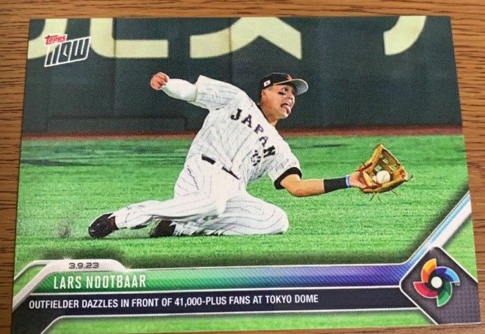 送料無料 ラーズ ヌートバー 限定生産 2023 topps NOW WBC 侍ジャパン