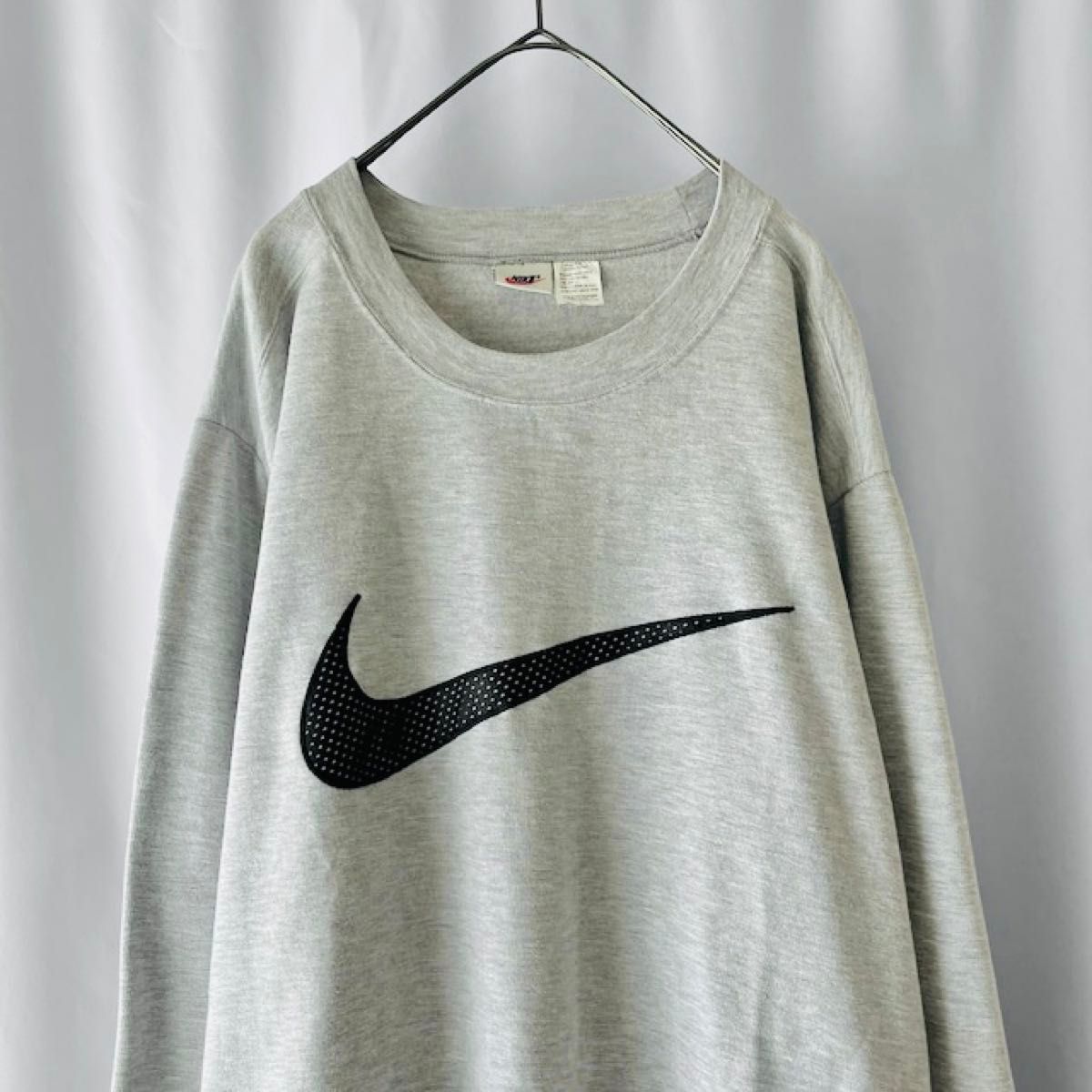 90's 銀タグ オールドナイキ NIKE ビッグロゴ スウェット トレーナー