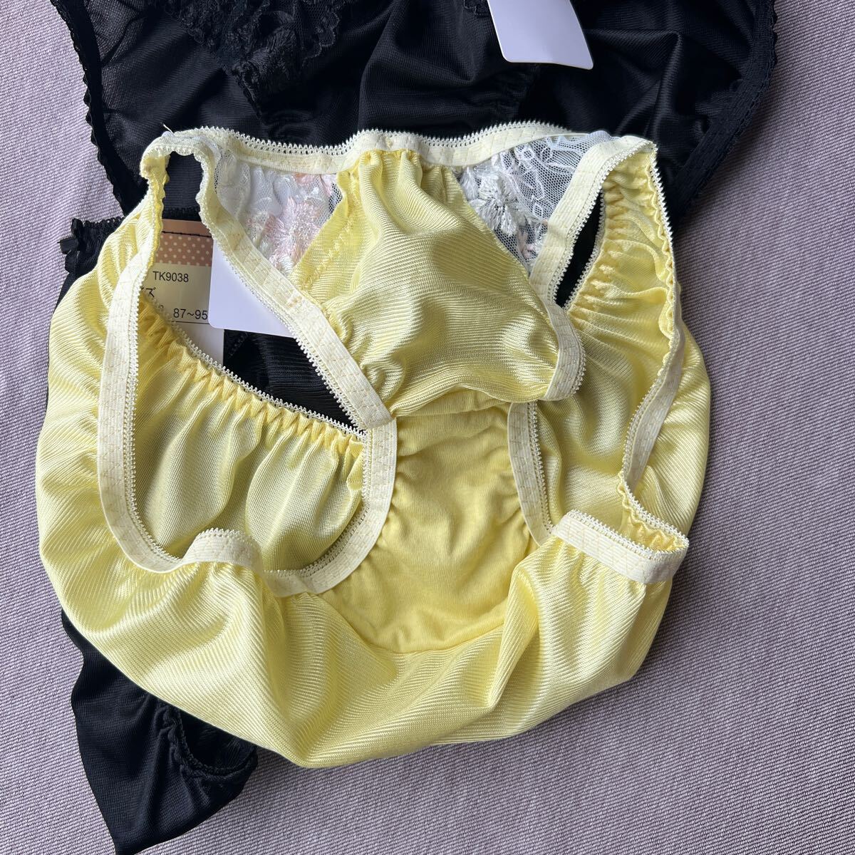 YORO MUSHA パッド付きショーツ 黒/黄色 YORO MUSHA パッド付き