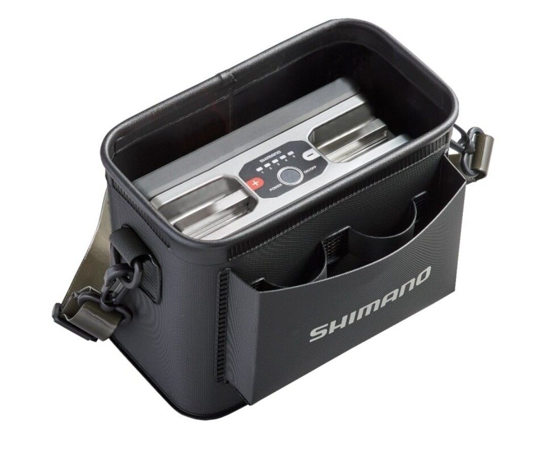 シマノ 22 BTマスター 11Ah 専用船べりポーチセット 電力丸リコール