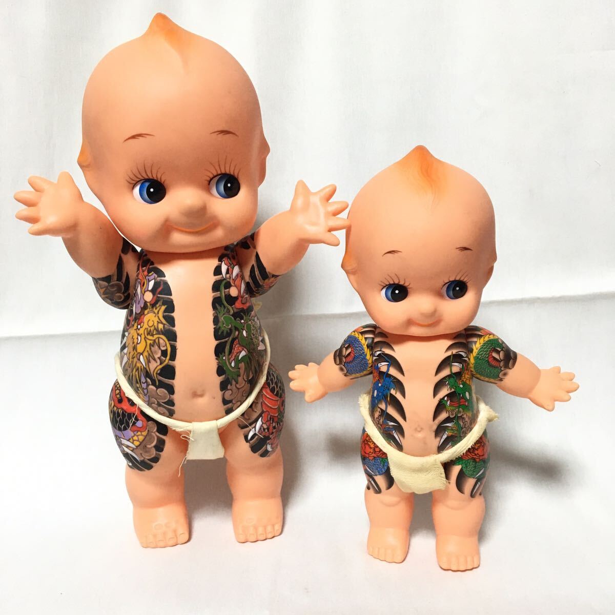 Yahoo!オークション - 刺青 キューピー ソフビ 人形 tattoo キューピー
