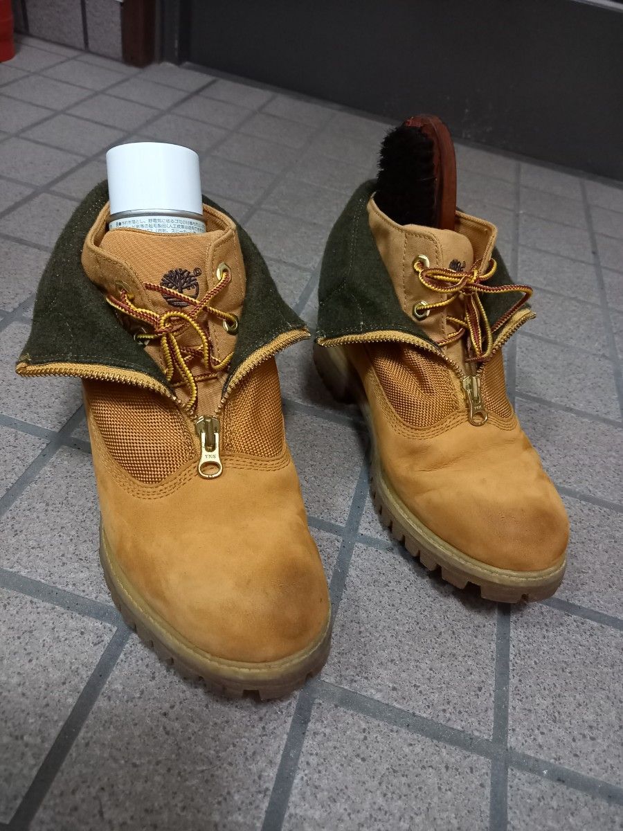 Timberland ティンバーランド Woolrich ブーツ 26 イエローブーツ