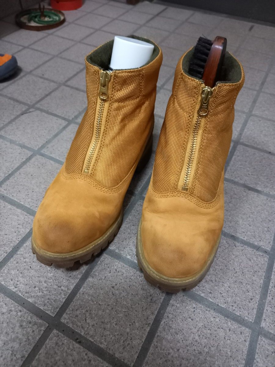 Timberland ティンバーランド Woolrich ブーツ 26 イエローブーツ