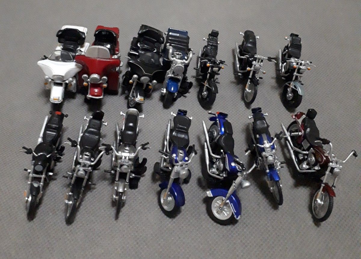 バイク フィギュア ハーレーダビッドソン UCC コーヒー おまけ 缶