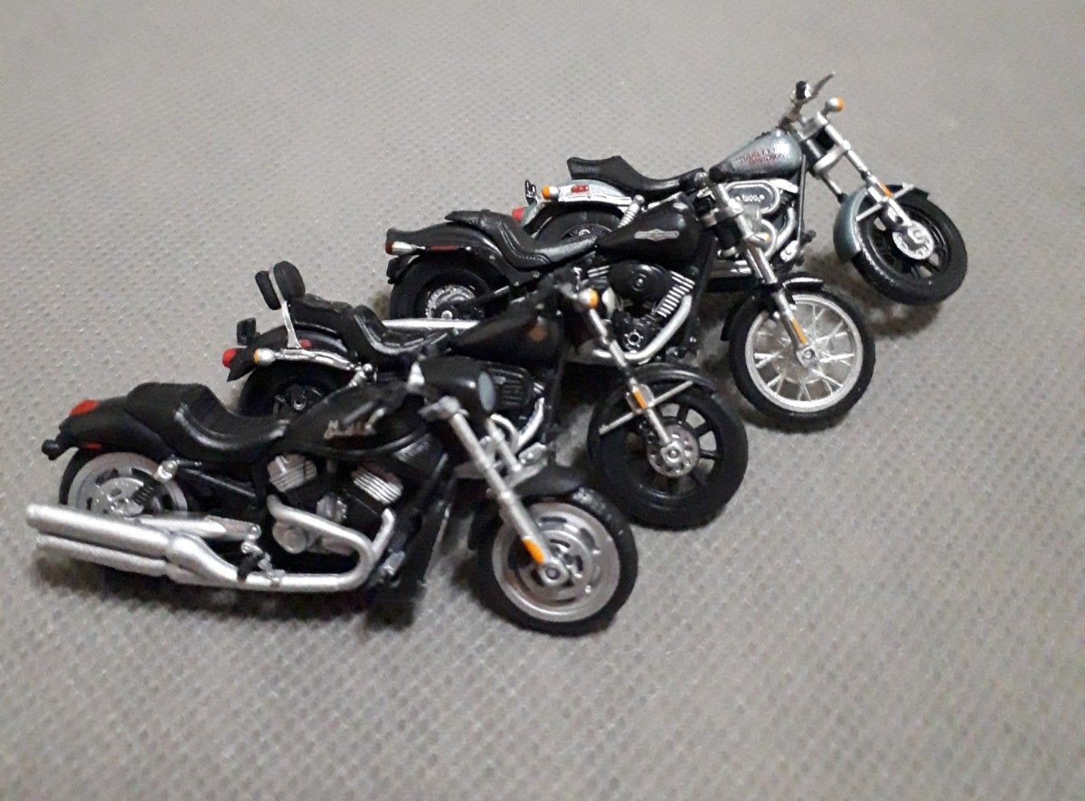 バイク フィギュア ハーレーダビッドソン UCC コーヒー おまけ 缶