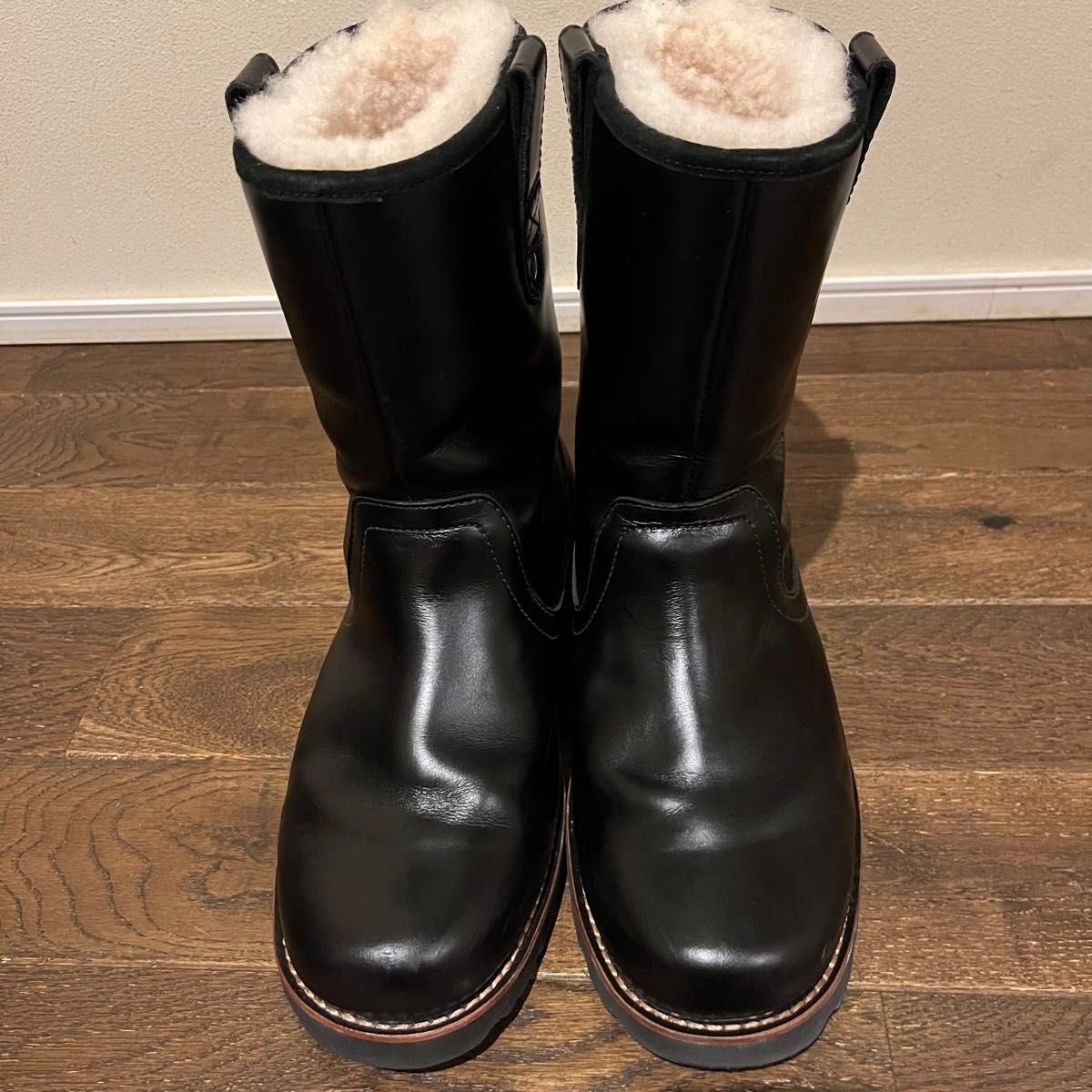 UGG アグ stoneman ストーンマン 防水 ムートン ペコスブーツ 黒