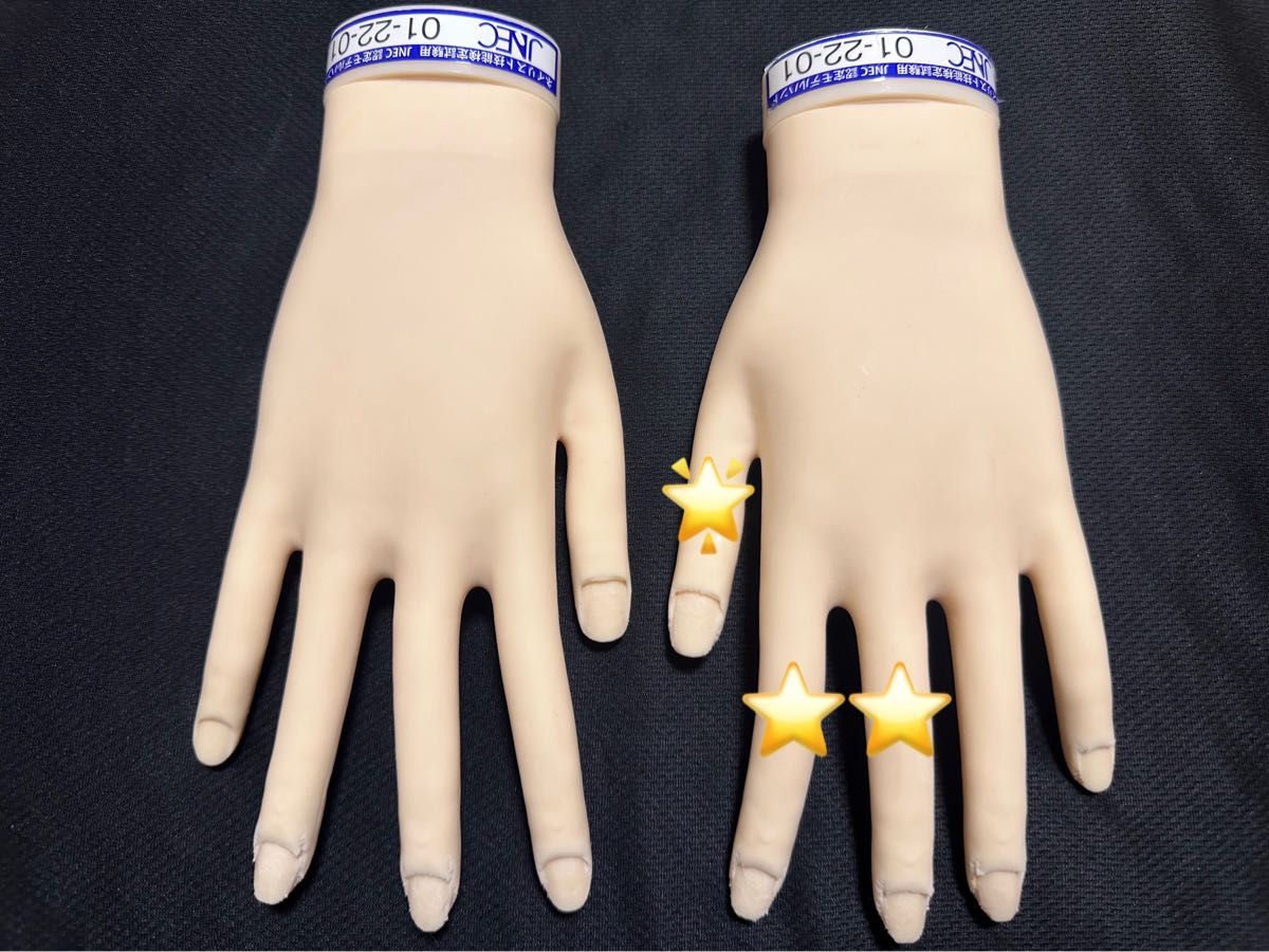 JNEC ネイリスト技能検定 認定モデルハンド 骨折あり｜Yahoo!フリマ