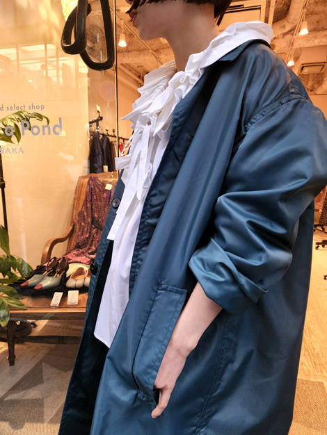 SOFIE D'HOORE ソフィードール 22SS ナイロンタフタ ステンカラー