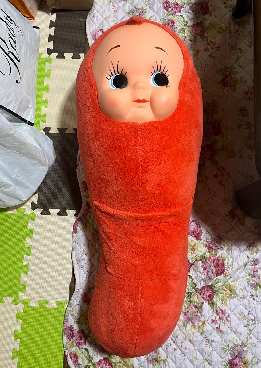 本日限定最終セール キューピー 特大 たらこ ぬいぐるみ 抱き枕｜Yahoo