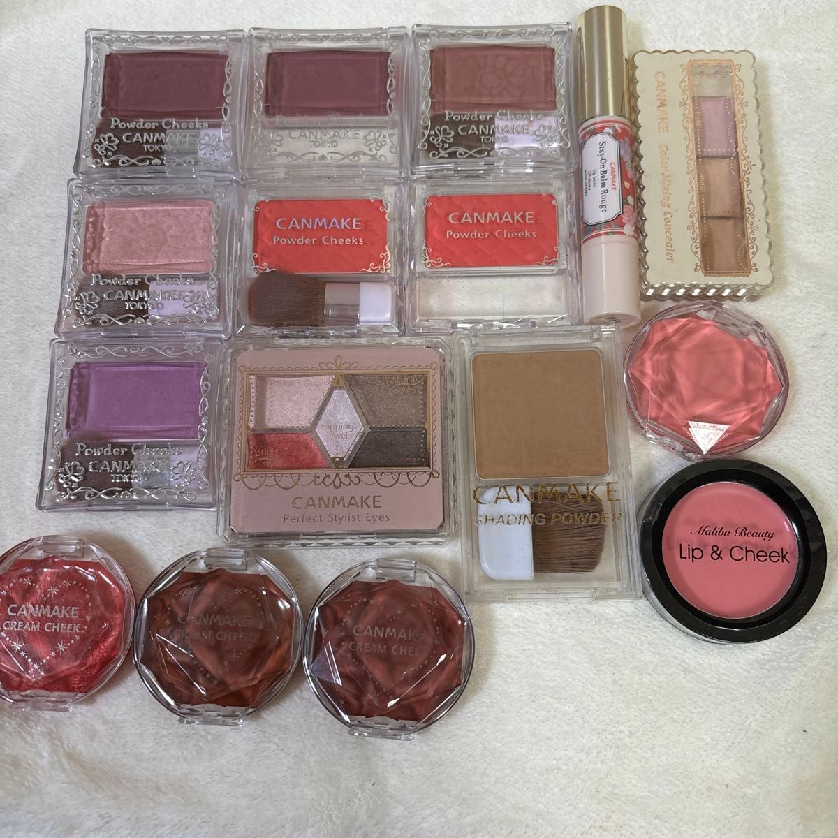 キャンメイク 化粧品セット まとめ売り チーク アイシャドウ リップ 16