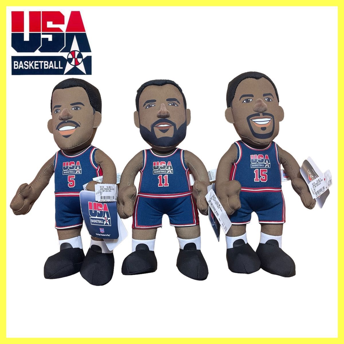 NBA 新品 6体セット 初代ドリームチーム人形 定価26268円 NBAドリーム