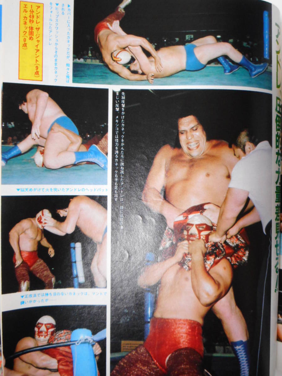 Yahoo!オークション - 月刊プロレス緊急増刊 1983年IWGP総集号 カネッ