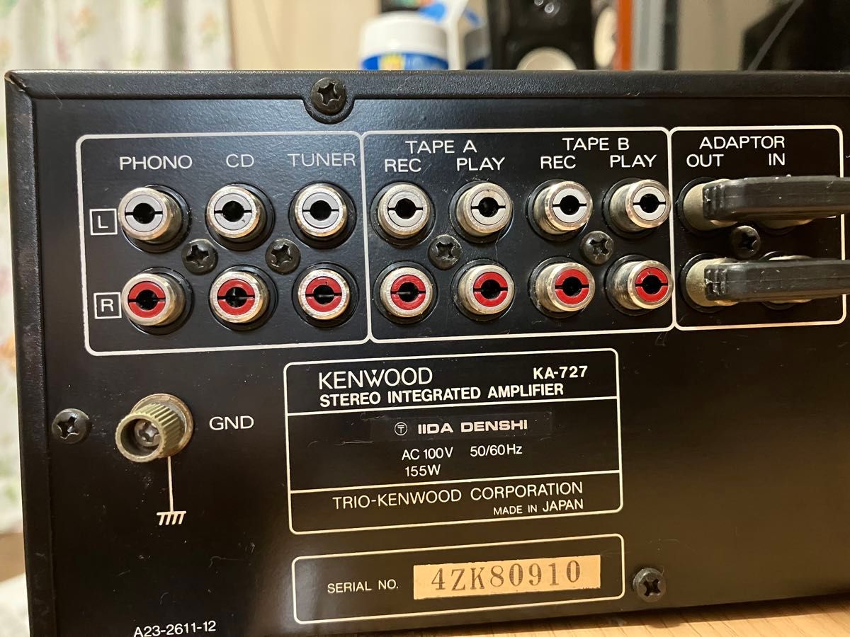 KENWOOD・KA-727／プリメインアンプ｜Yahoo!フリマ（旧PayPayフリマ）